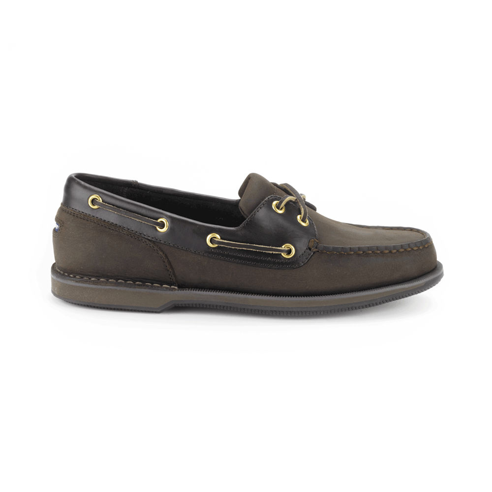 Sapatos De Vela Rockport Homem Marrom Escuro - Perth - 85693LFRE